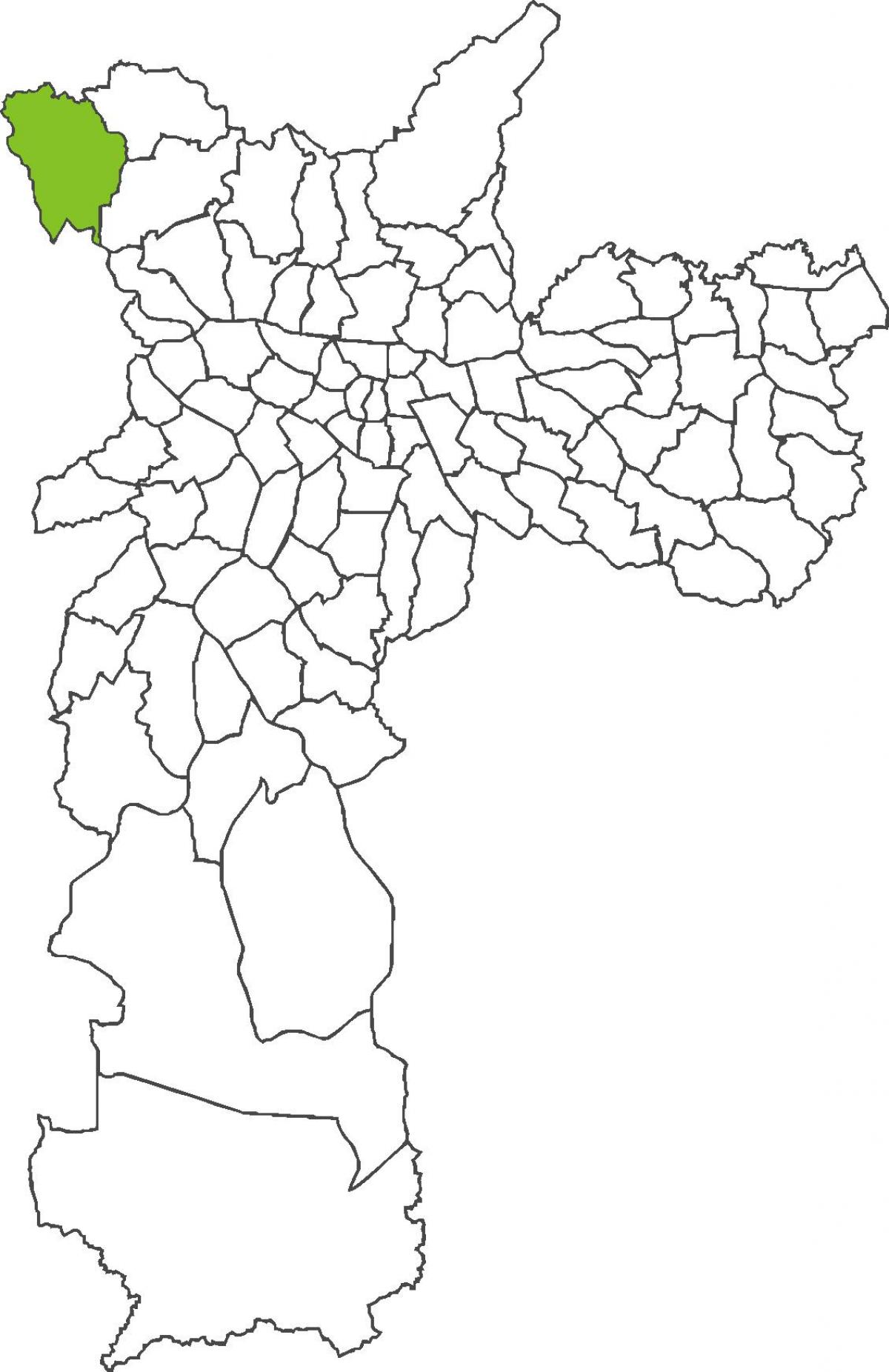 Peta dari Anhangüera kabupaten