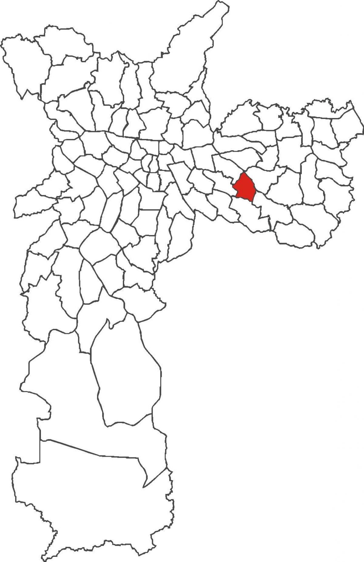 Peta kabupaten Aricanduva