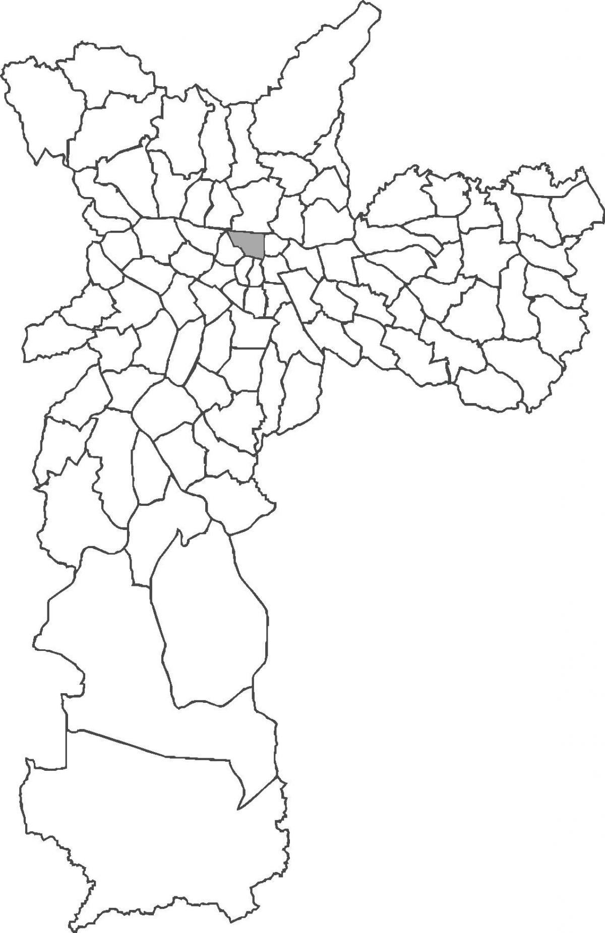 Peta dari Bom Retiro kabupaten