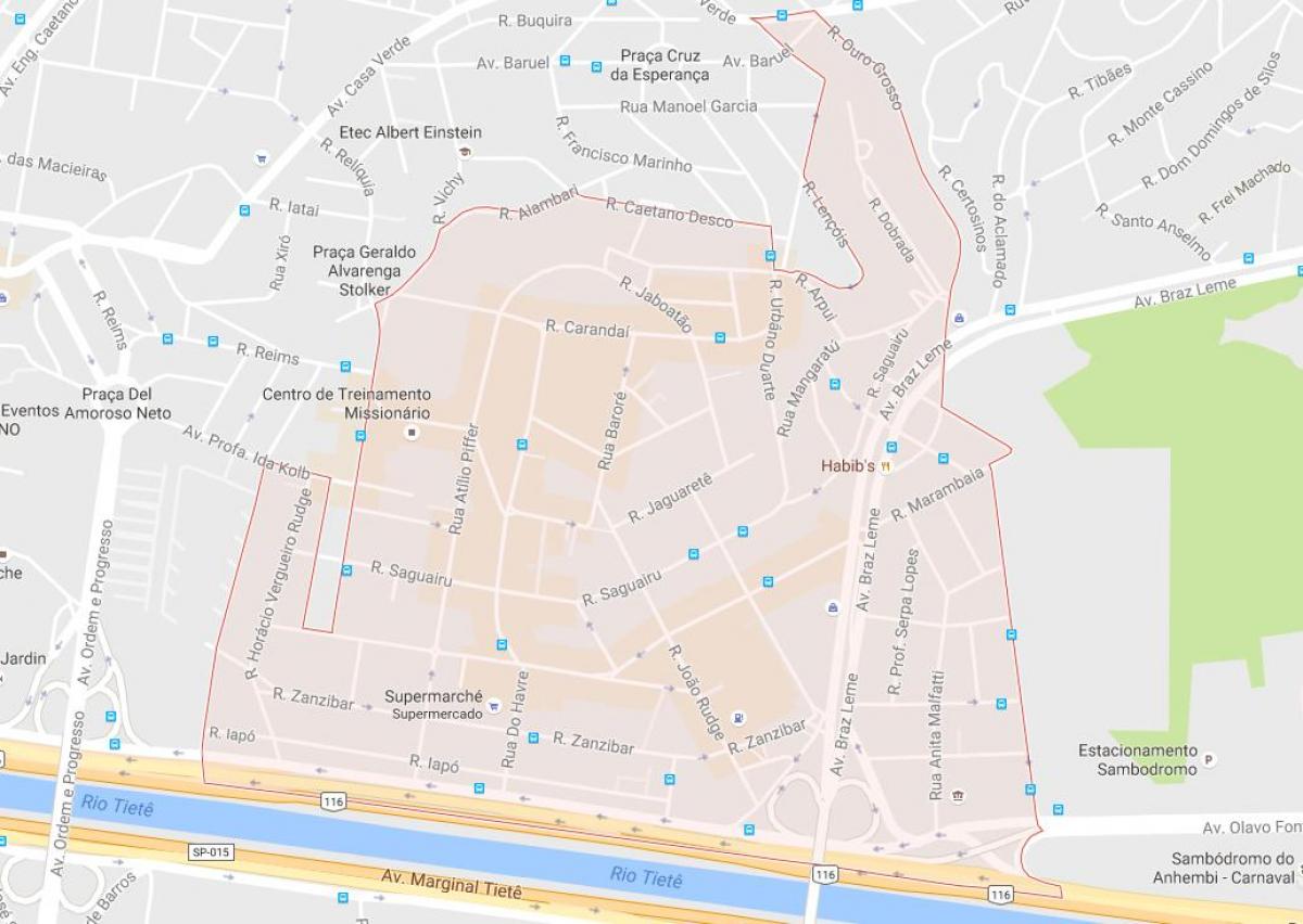Peta dari Casa Verde Sao Paulo
