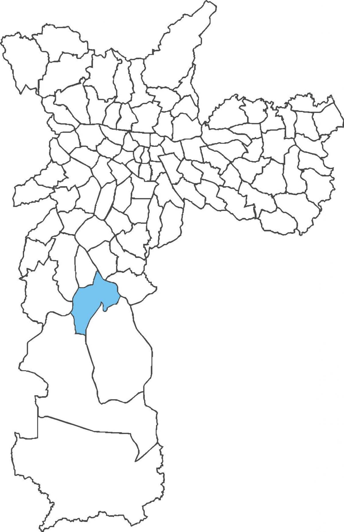Peta dari Cidade Dutra kabupaten