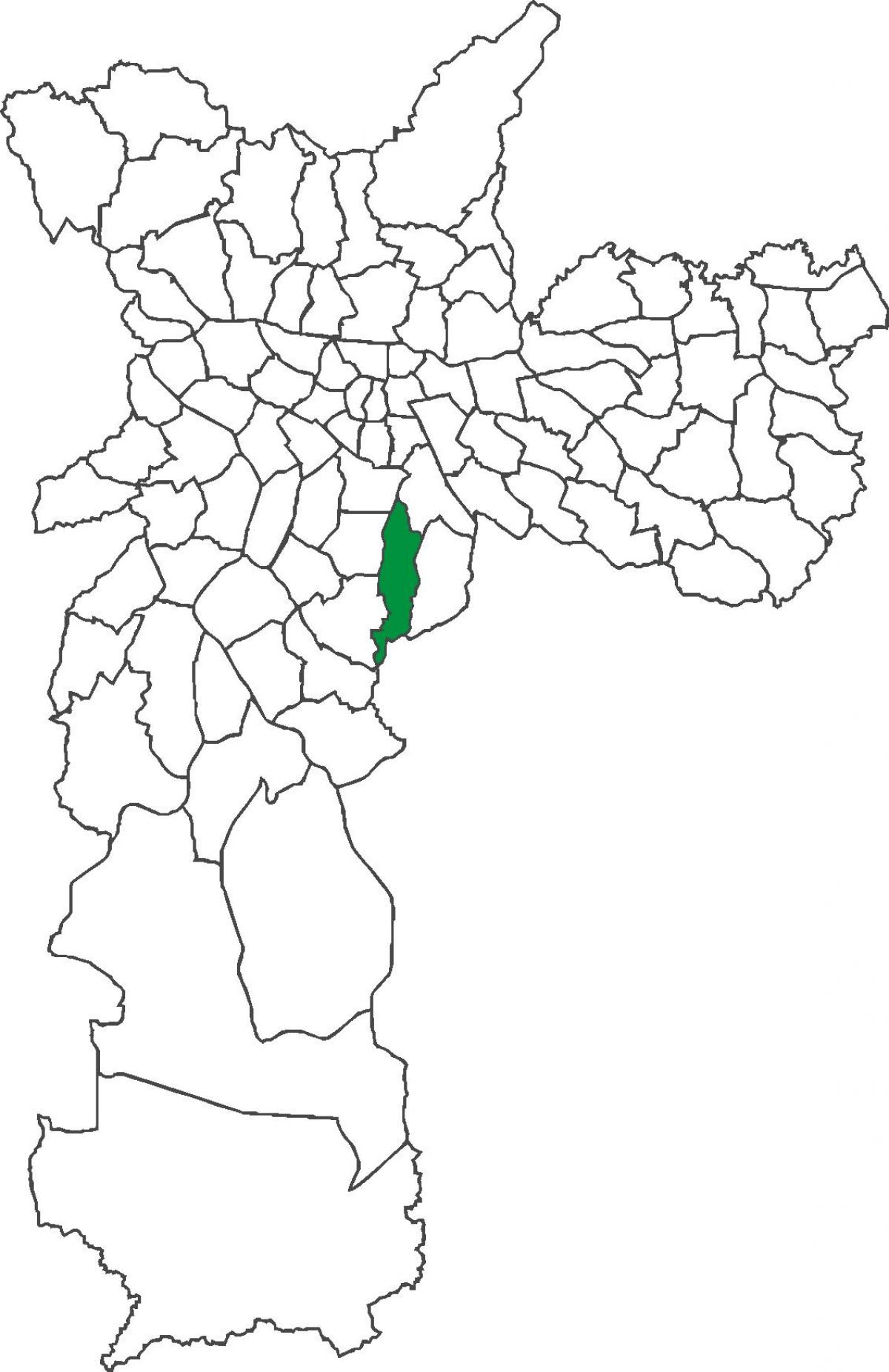 Peta dari Cursino kabupaten