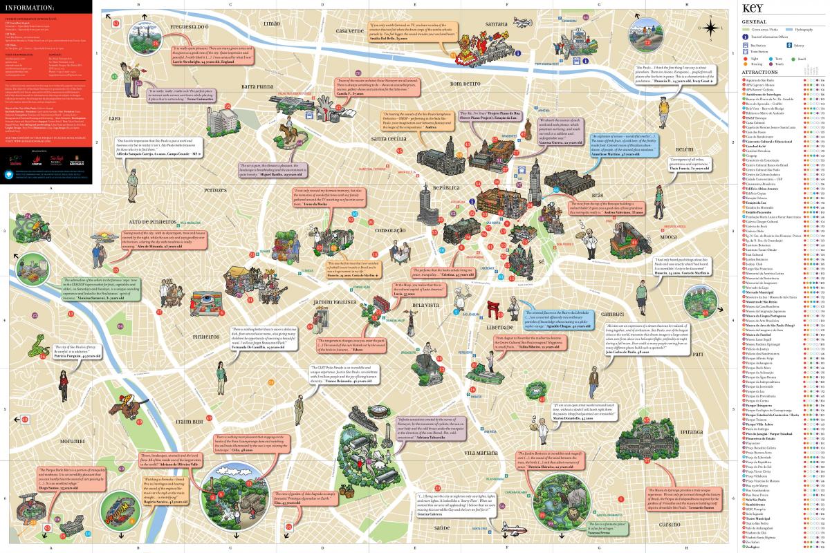 Peta dari hotel Sao Paulo
