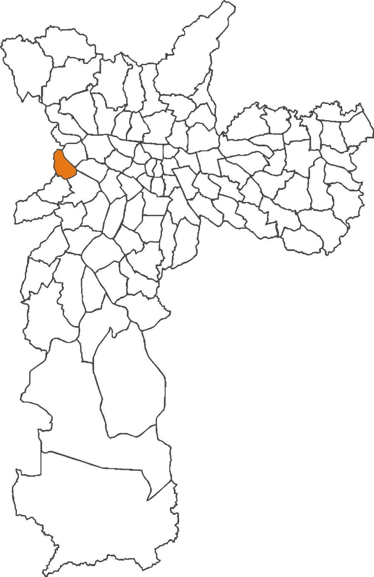 Peta dari Jaguaré kabupaten