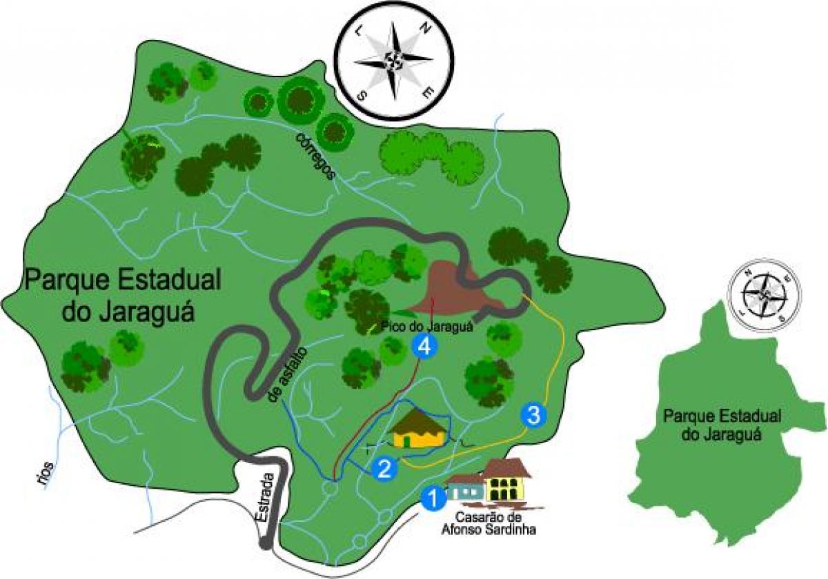 Peta dari Jaragua Park