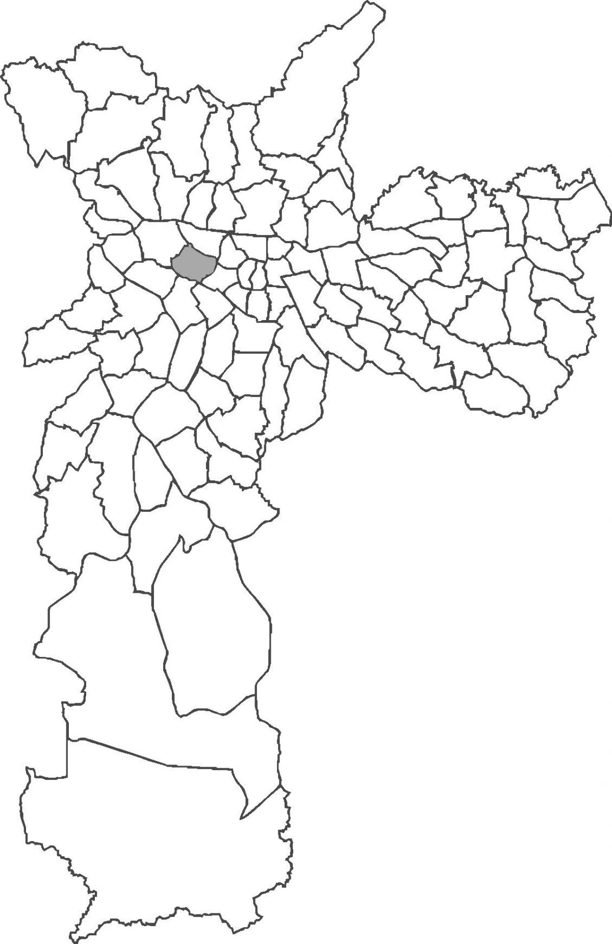 Peta dari Perdizes kabupaten