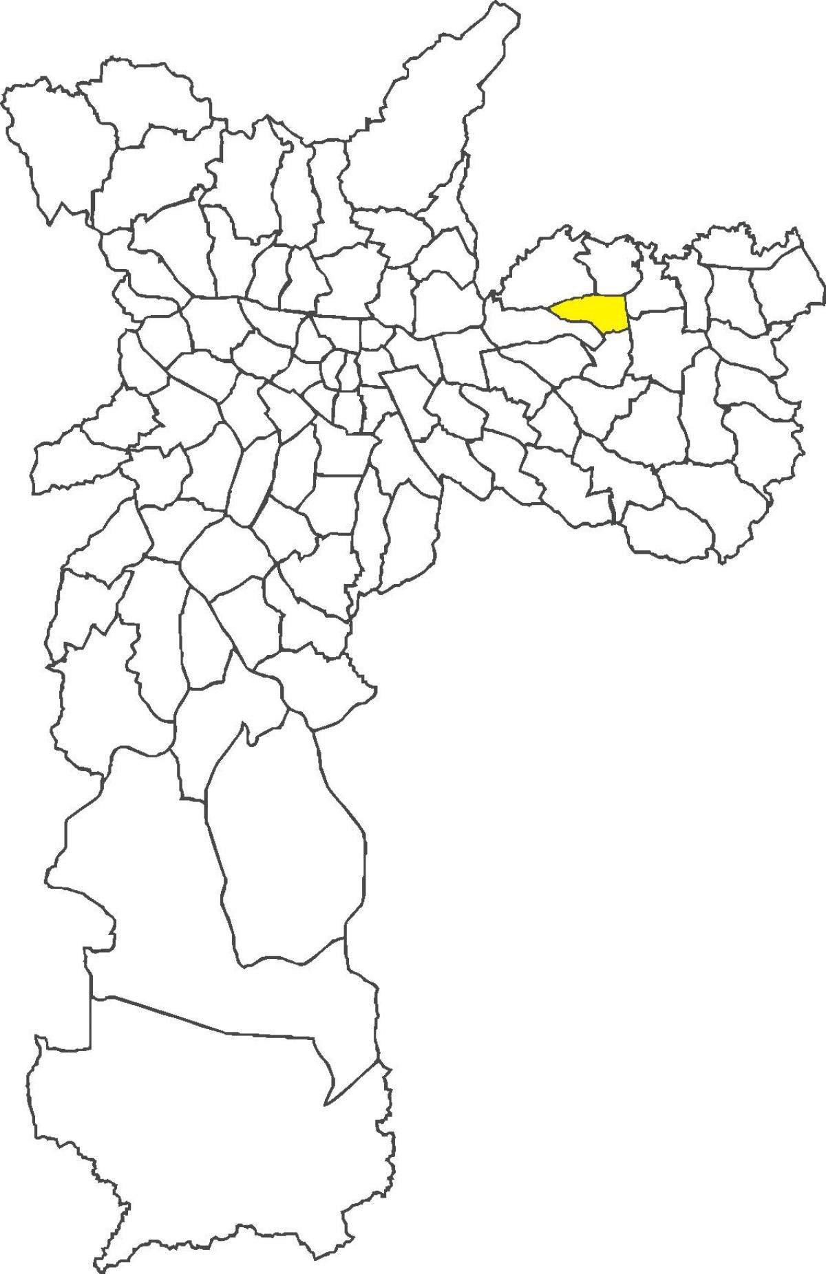 Peta dari Ponte Rasa district