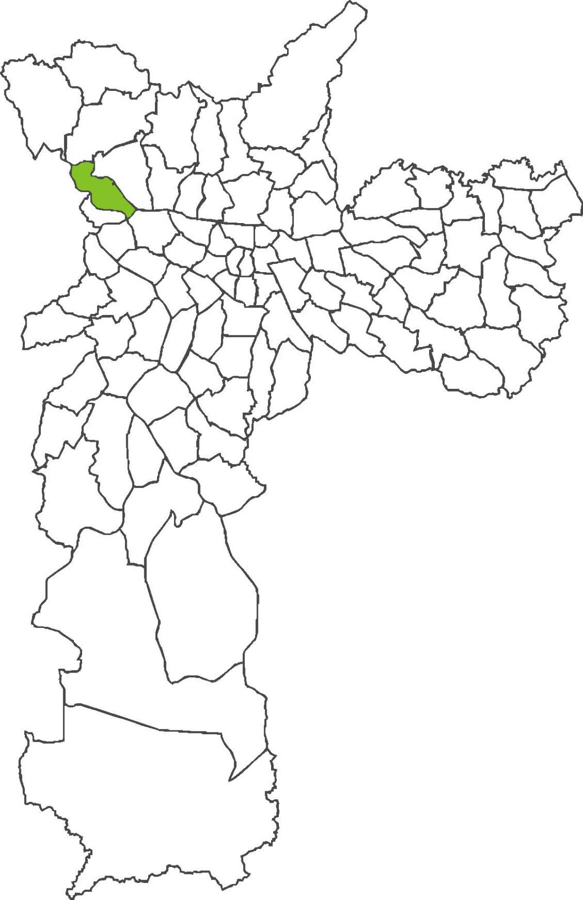 Peta dari Sao Domingos kabupaten