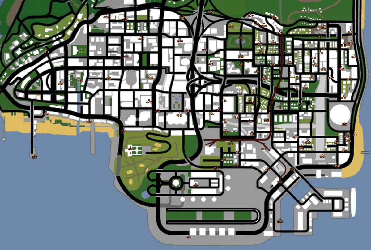 Peta dari Sao Paulo pichação