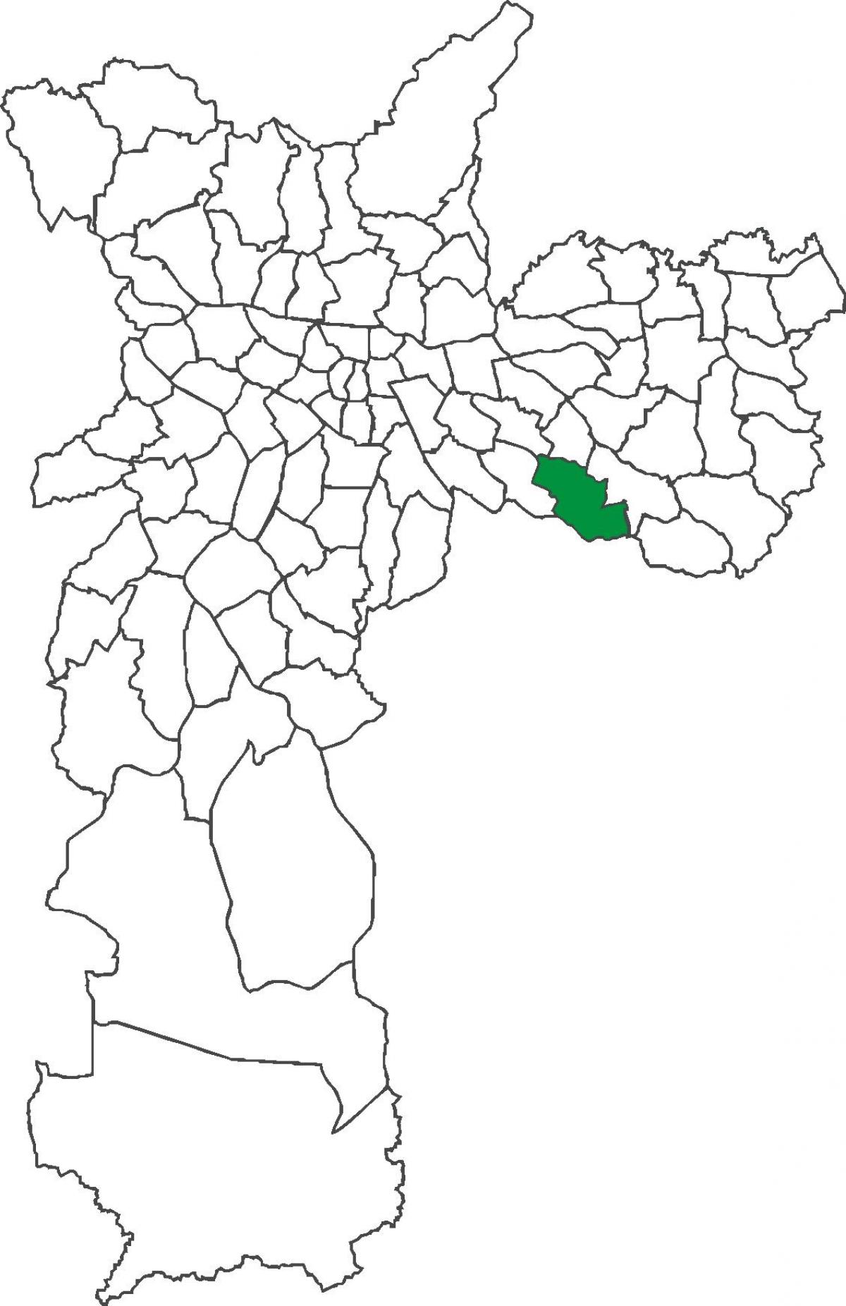 Peta dari Sapopemba kabupaten