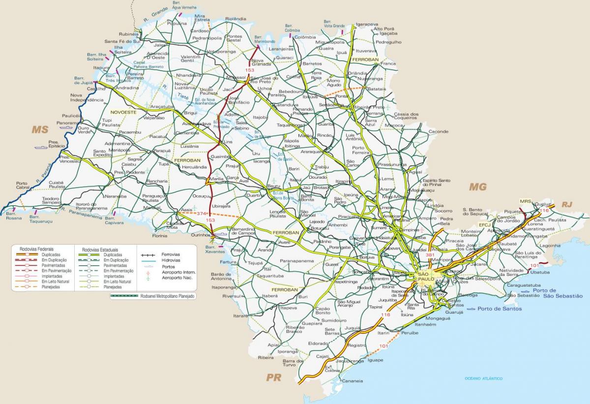 Peta dari SP transportasi