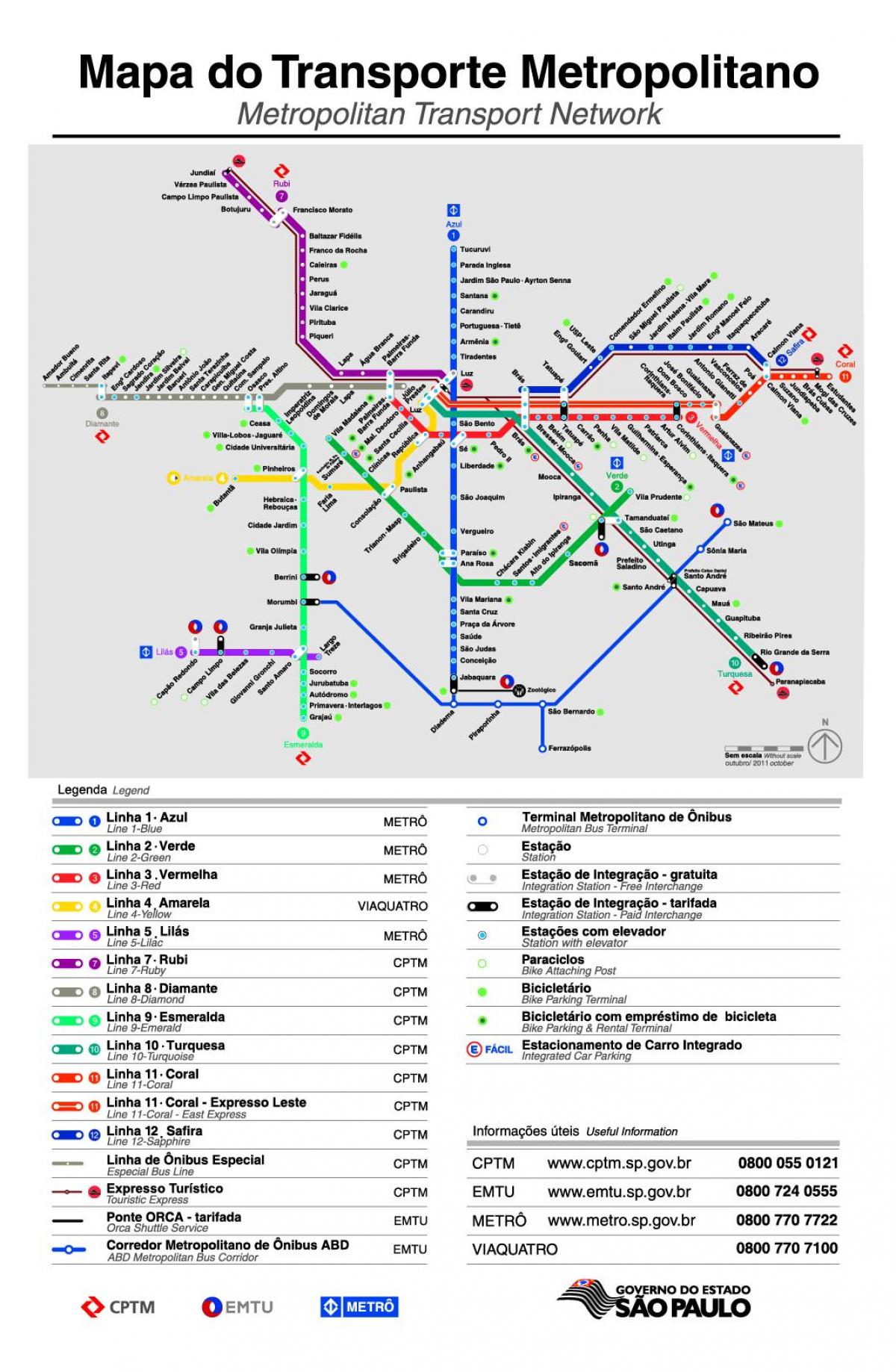 Peta dari SPTrans