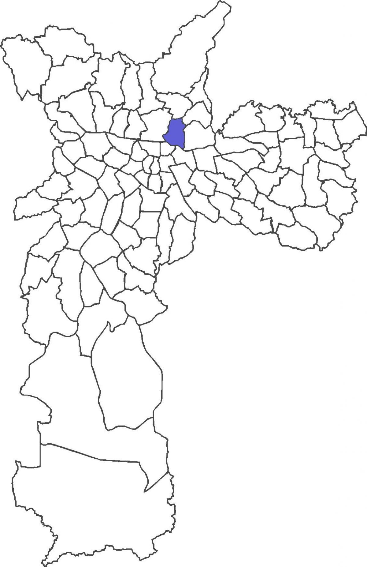 Peta dari Vila Guilherme kabupaten