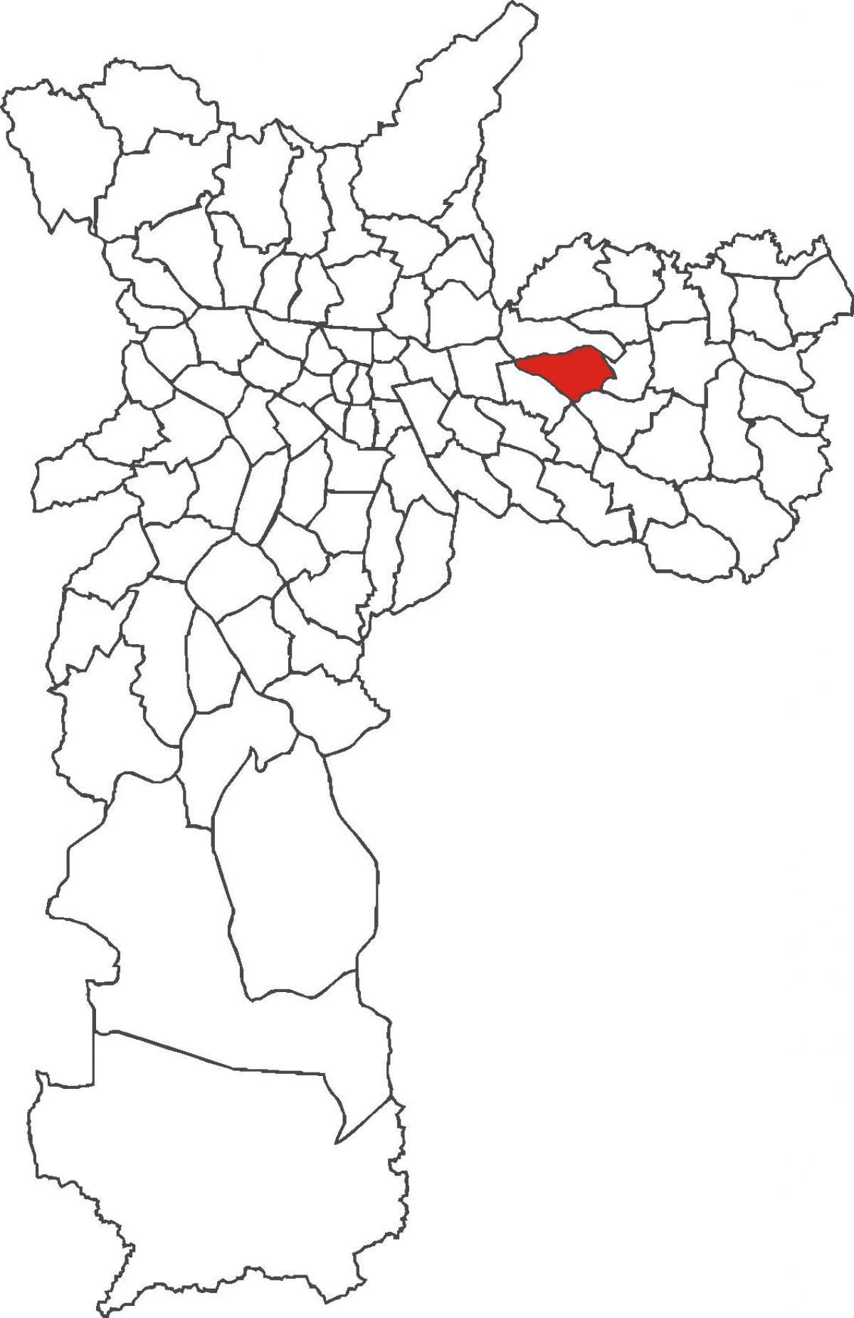 Peta dari Vila Matilde kabupaten