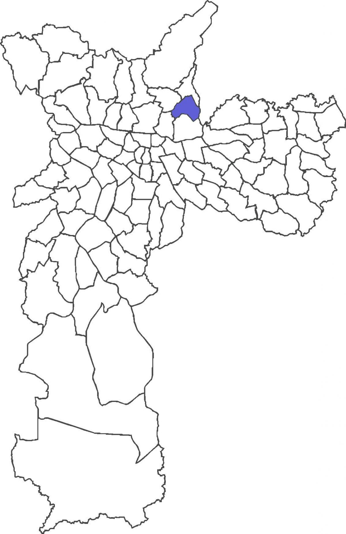 Peta dari Vila Medeiros kabupaten