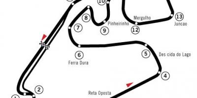 Peta dari Autódromo José Carlos Pace