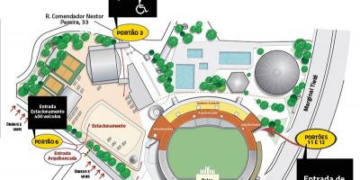 Peta dari Caninde stadion