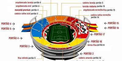 Peta dari Cícero-Pompeu de Toledo stadion