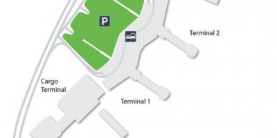 Peta dari GRU bandara