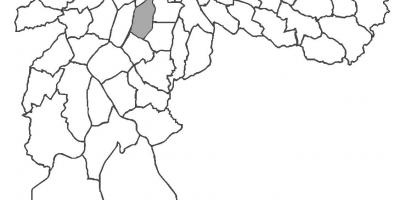 Peta dari Moema kabupaten