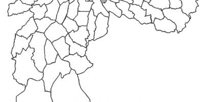 Peta dari Mooca kabupaten