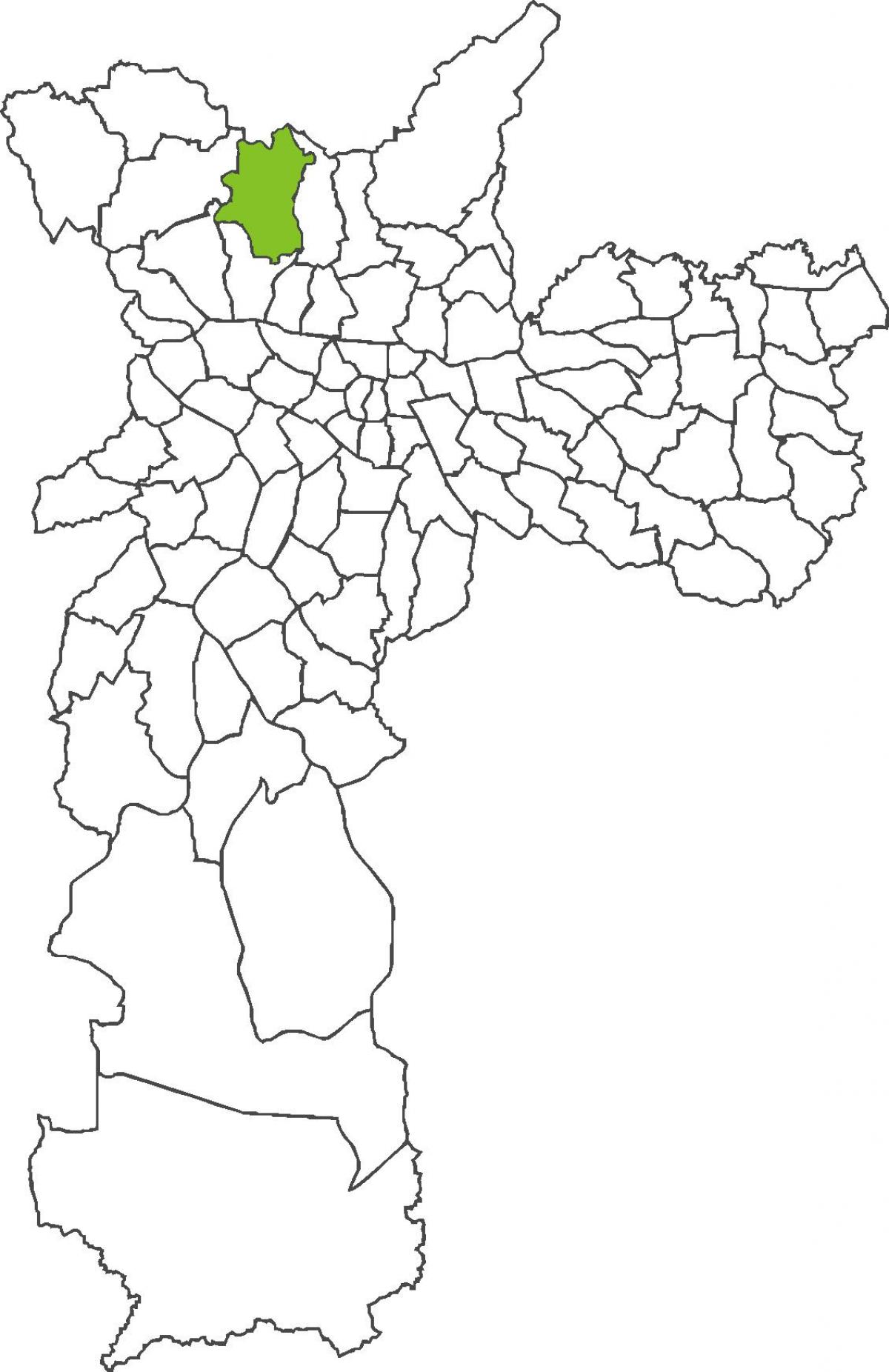 Peta kabupaten Brasilândia