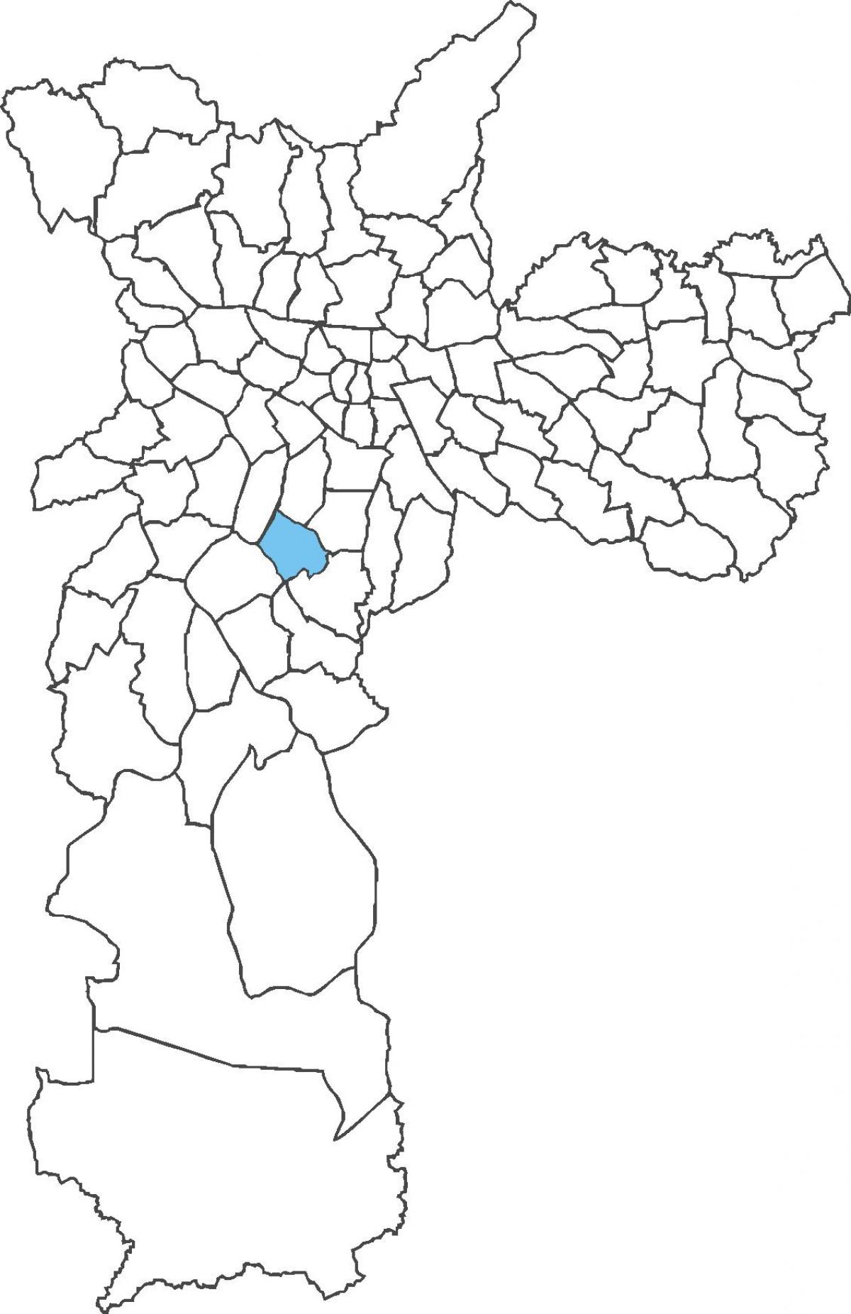 Peta dari Campo Belo kabupaten