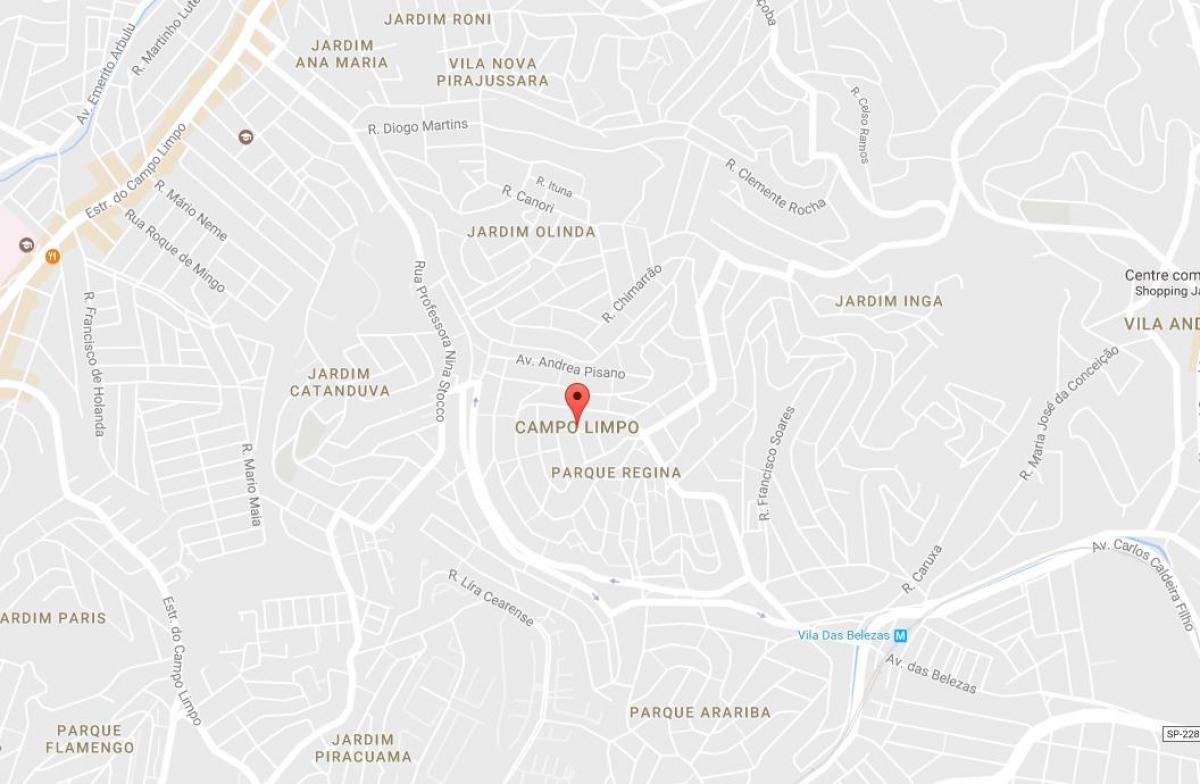 Peta dari Campo Limpo Sao Paulo