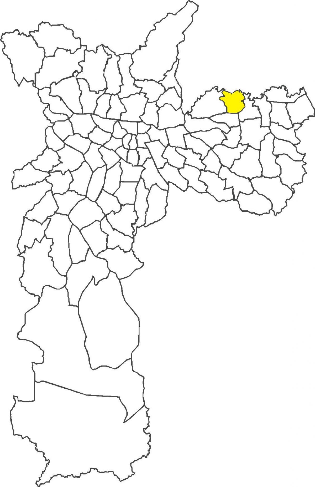 Peta dari Ermelino Matarazzo kabupaten