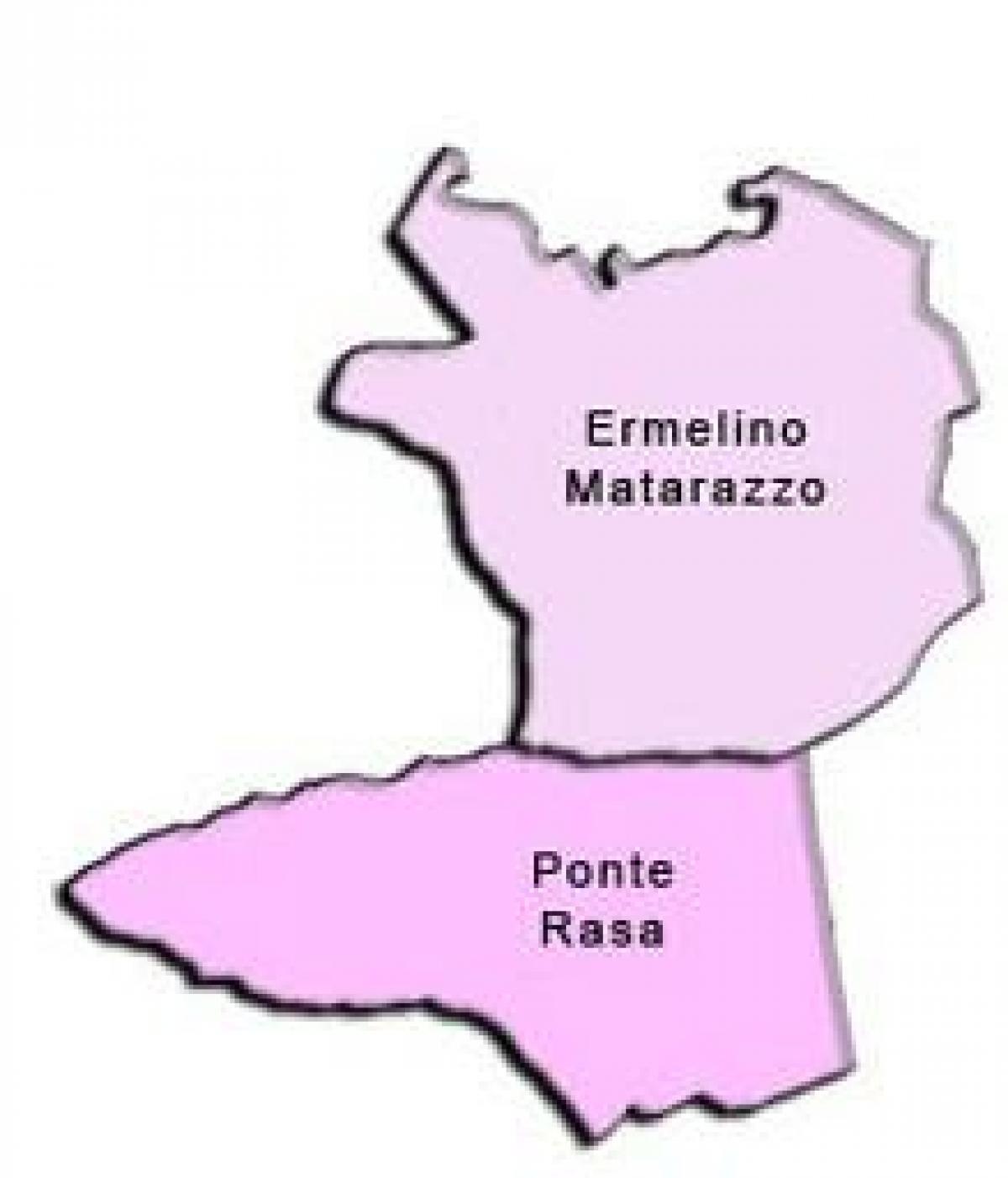 Peta dari Ermelino Matarazzo sub-prefektur