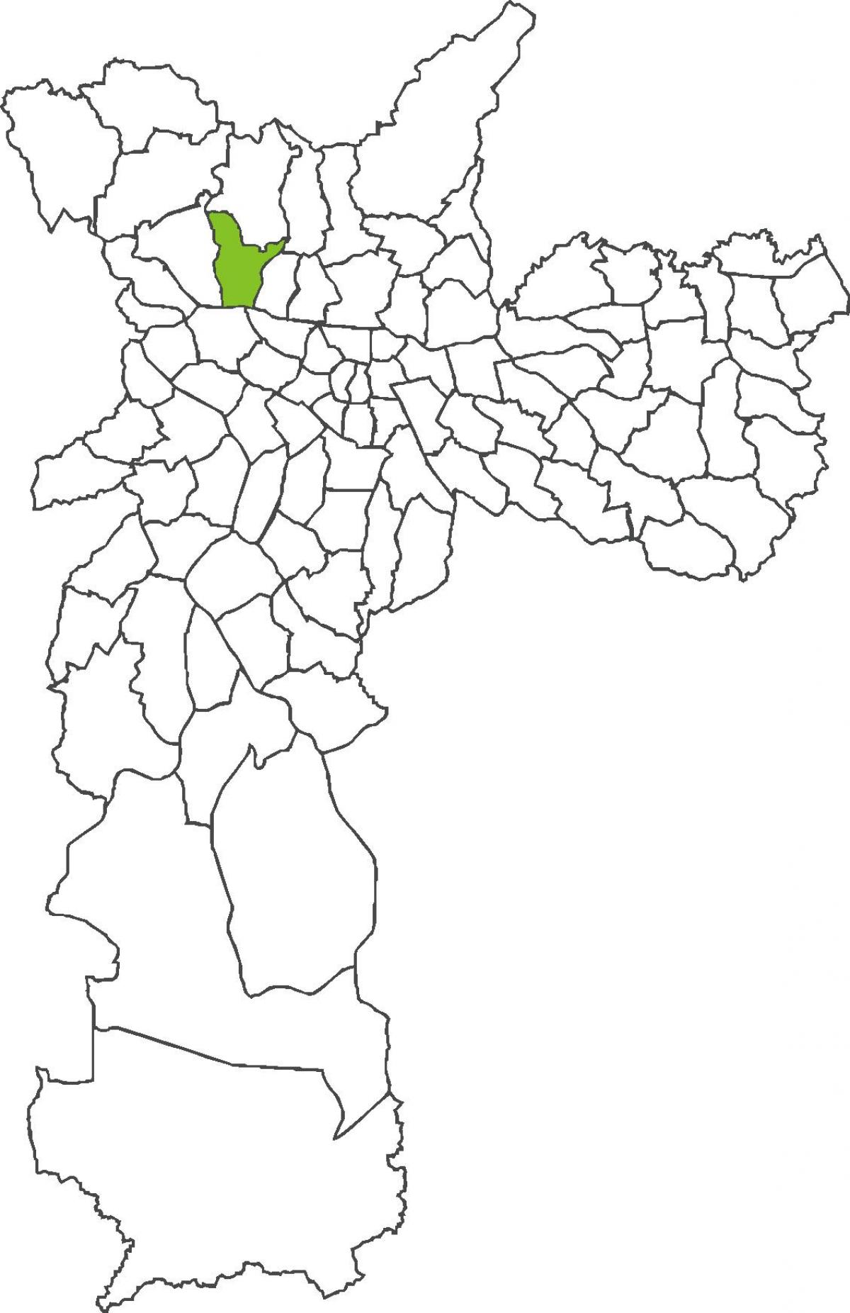 Peta dari Freguesia do Ó kabupaten