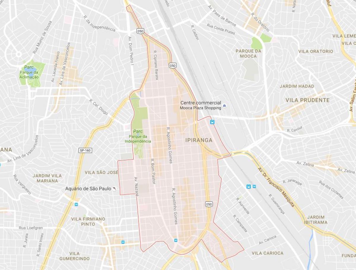 Peta dari Ipiranga Sao Paulo