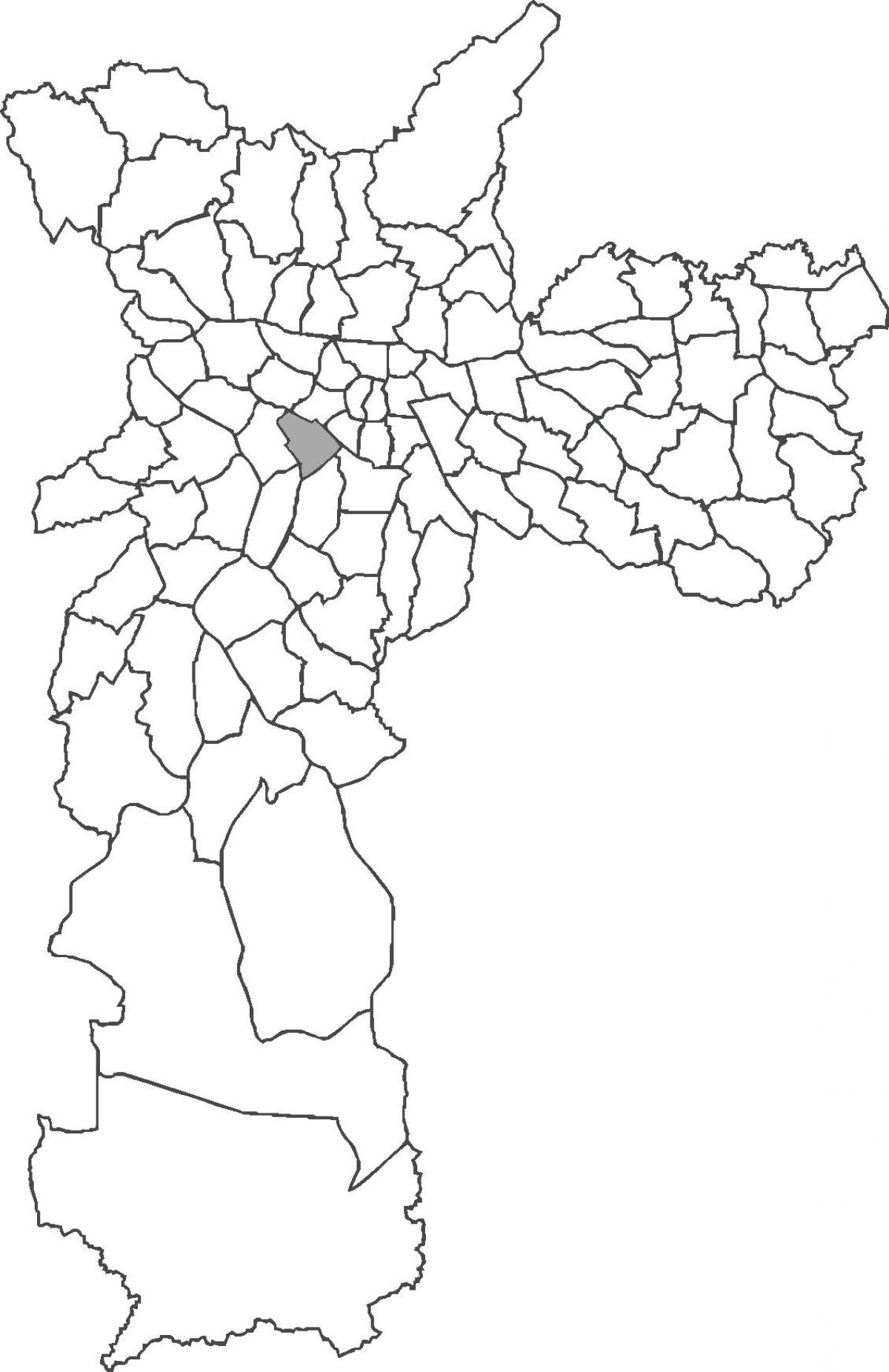 Peta dari Jardim Paulista kota