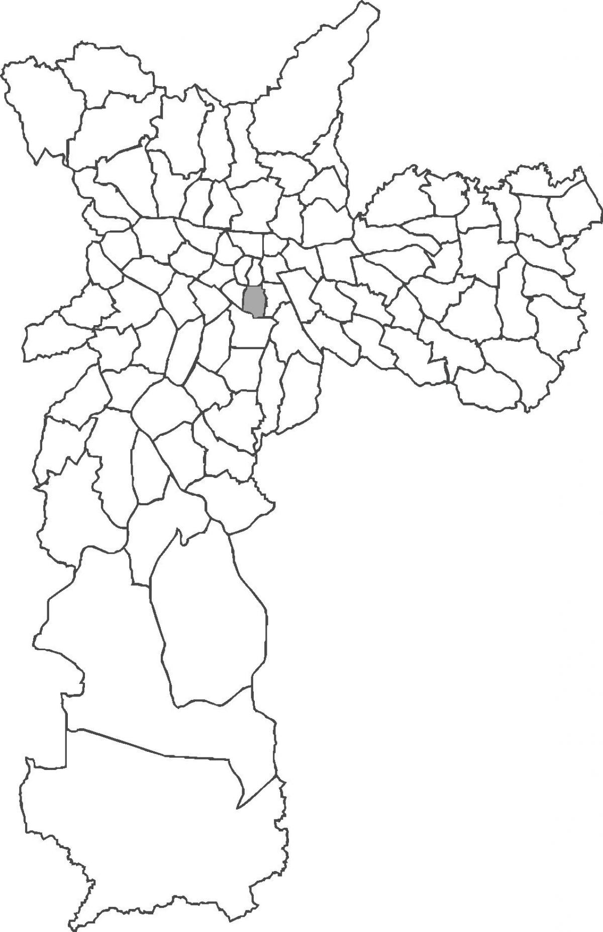 Peta dari Liberdade kabupaten