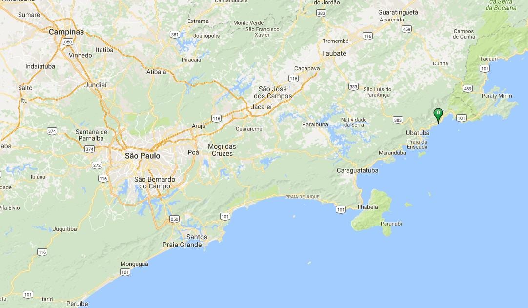 Peta pantai Félix