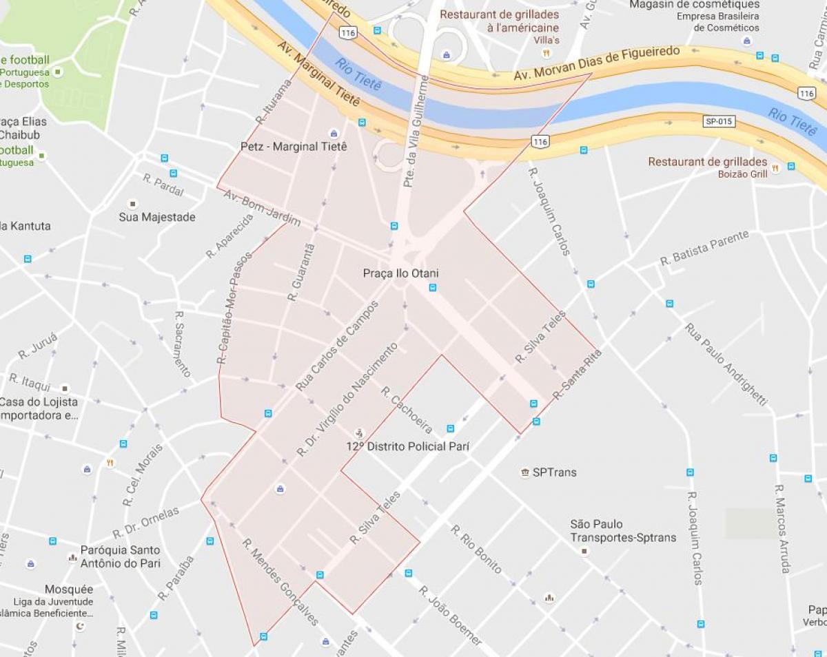 Peta Pari Sao Paulo