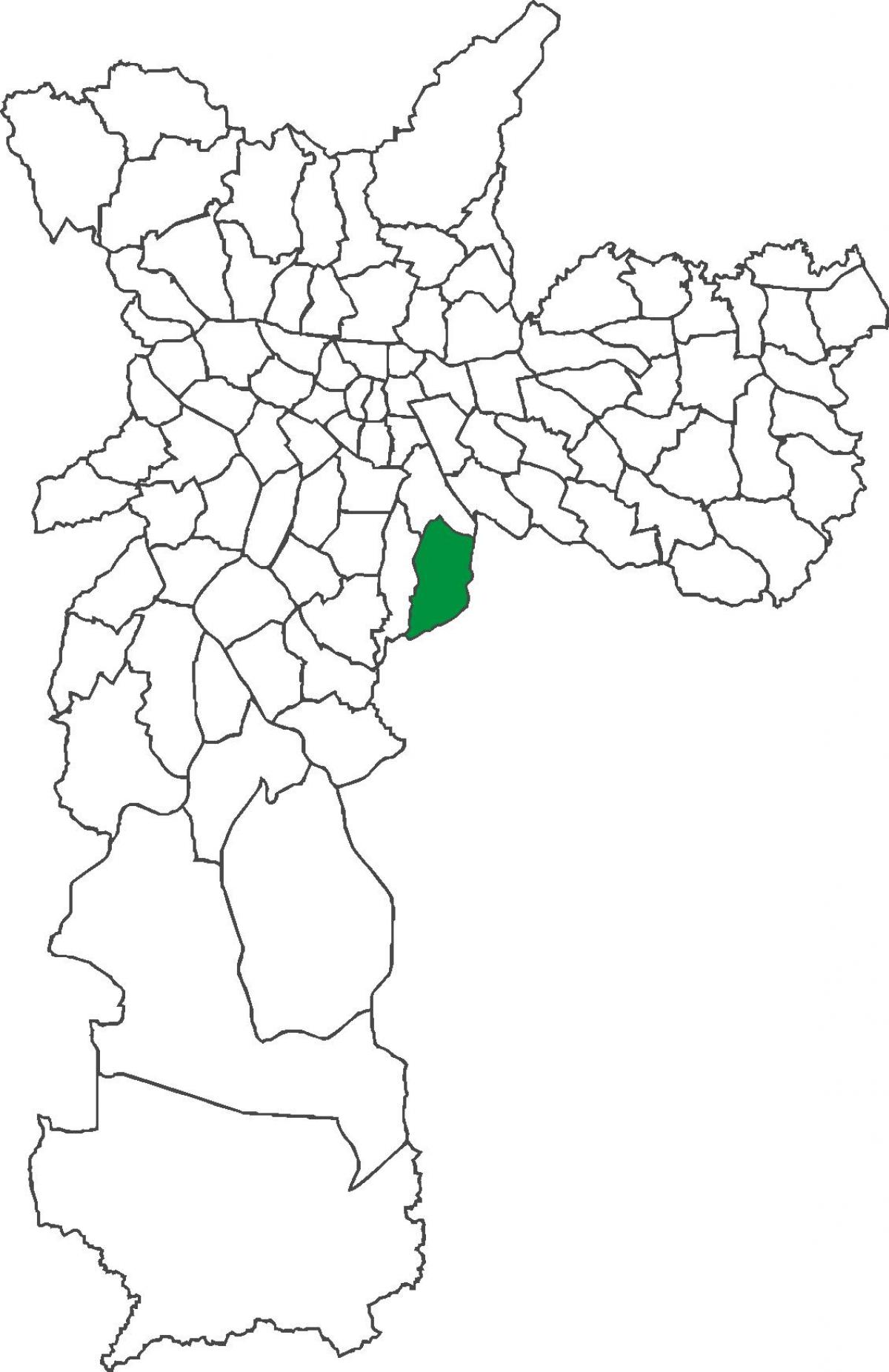 Peta dari Sacomã kabupaten