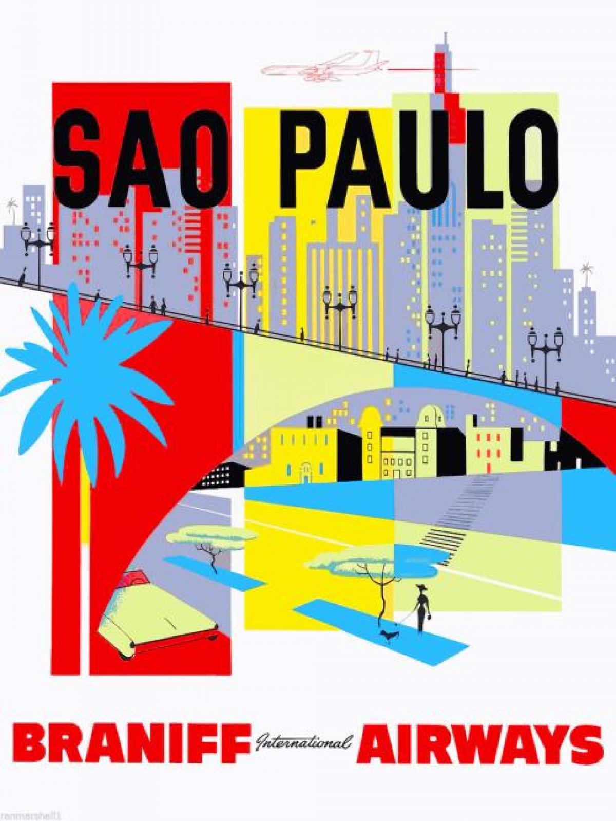 Peta dari Sao Paulo wallpaper