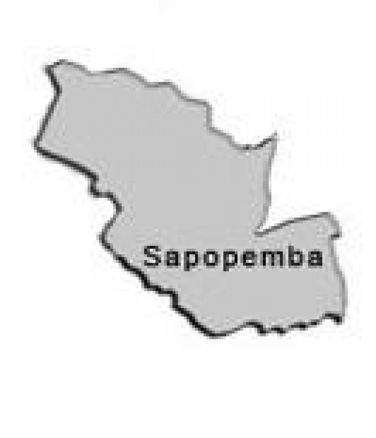 Peta dari Sapopembra sub-prefektur