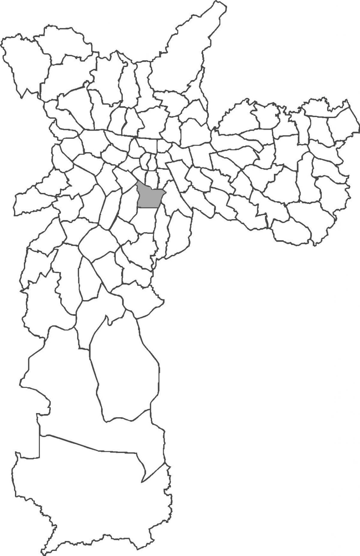 Peta dari Vila Mariana kabupaten