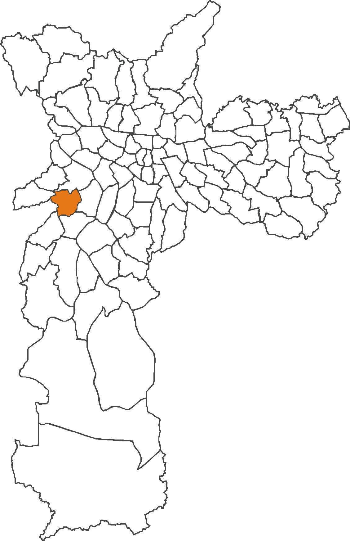 Peta dari Vila Sônia kabupaten