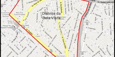 Peta dari Bela Vista Sao Paulo