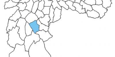 Peta dari Campo Grande kabupaten