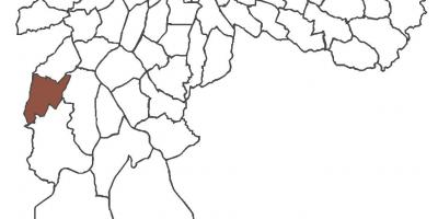 Peta dari Capão Redondo kabupaten