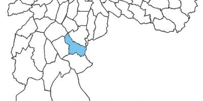 Peta dari Cidade Ademar kabupaten