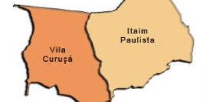 Peta dari Itaim Paulista - Vila Curuçá sub-prefektur