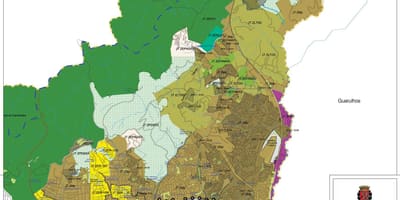 Peta dari Jaçanã-Tremembé Sao Paulo - Pendudukan tanah