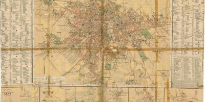 Peta dari mantan Sao Paulo - 1913