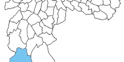 Peta dari Parelheiros kabupaten