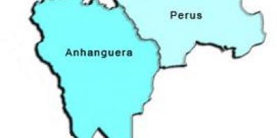 Peta dari Perus sub-prefektur